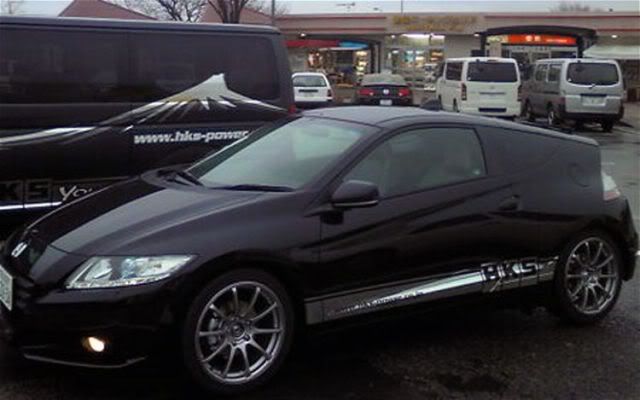 Honda Crz Black. HKS Power Puts 2011 Honda CR-Z