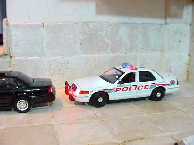 diecast police car accessories