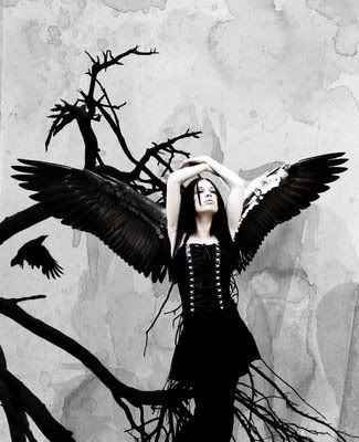 gothic witch gothic angel