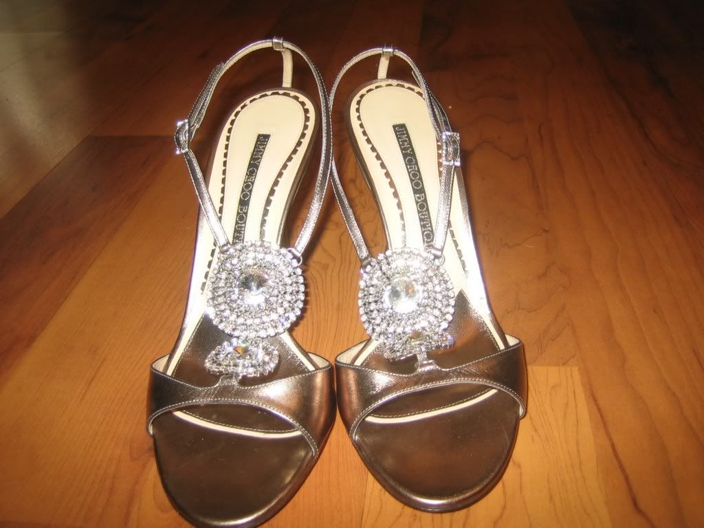 sexy gold wedding shoes