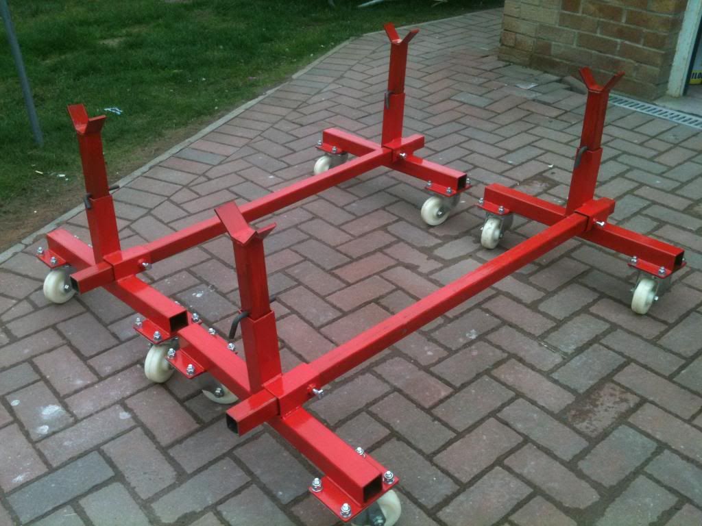 mobile axle stands Retro Rides