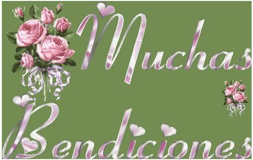 MUCHAS BENDICIONES