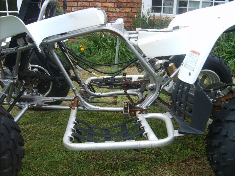 Banshee motor in YFZ 450 frame