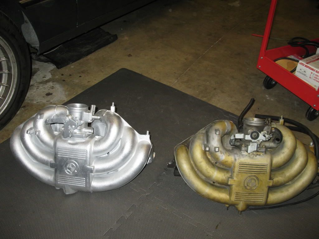 Cleaning aluminum intake