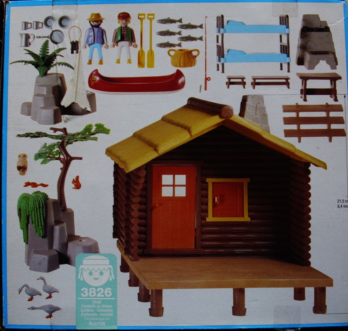 playmobil wildlife cabin