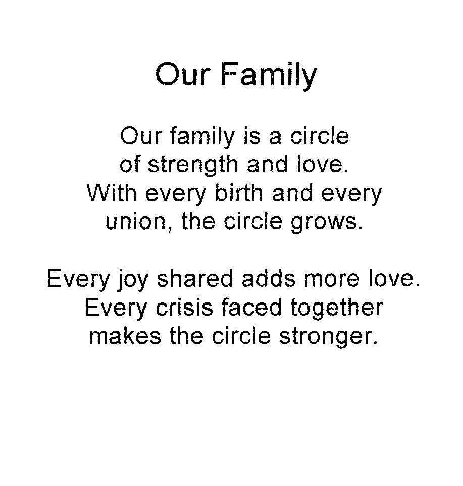 our family poem Pictures, Images and Photos