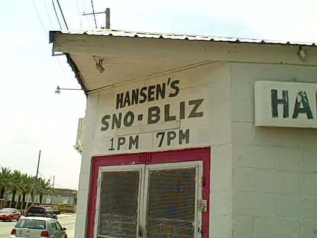 Hansen's Sno-Bliz