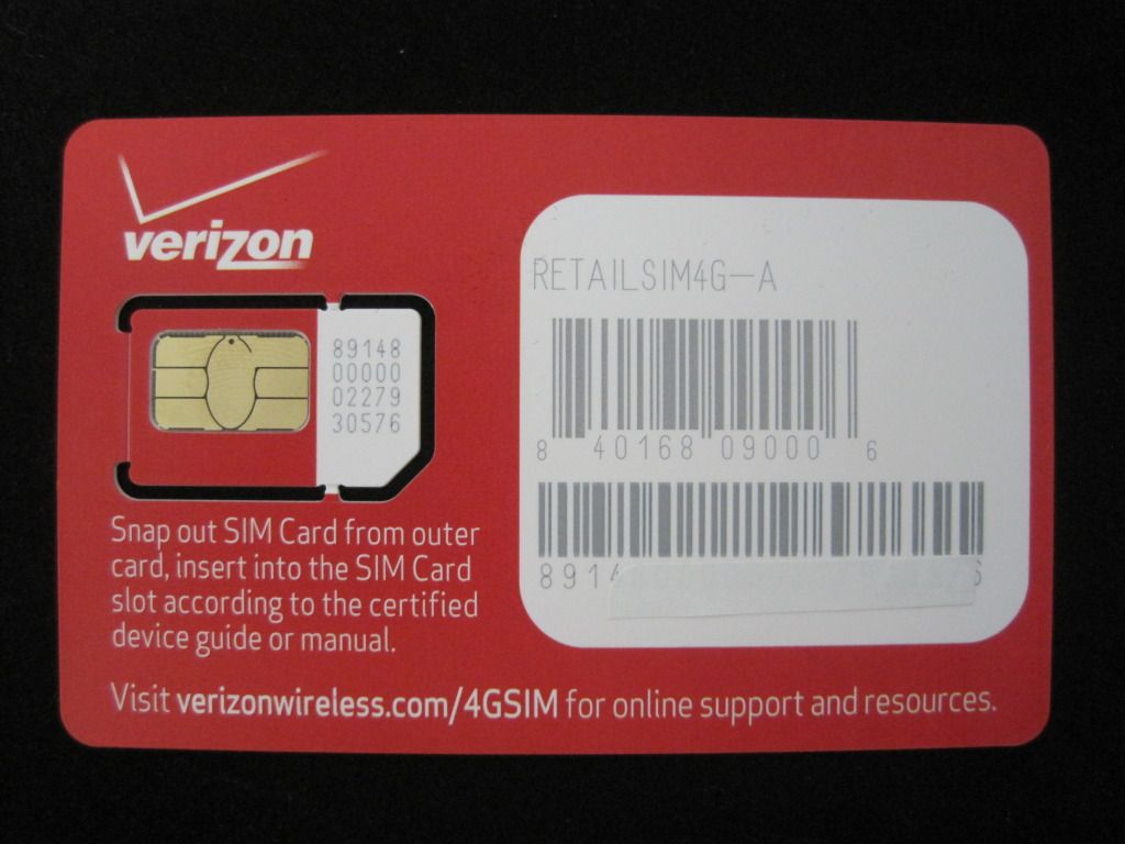 Verizon Wireless 4G LTE SIM Card 2FF for LTE Modem USB 551L C1 eBay