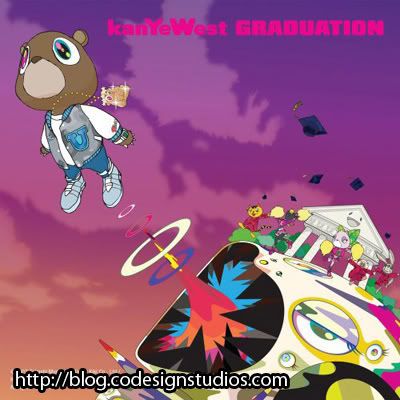 graduation kanye west album art. kanye west graduation album