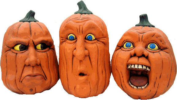 Pumpkin Heads Trio