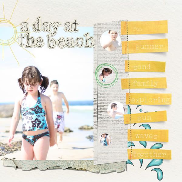 At the beach