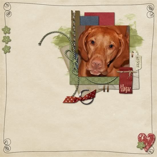 by Julie using Kayes Vintage Strawberry, ennas Doodle Frames, Annes Stitched Scraps, and Kates date tapes