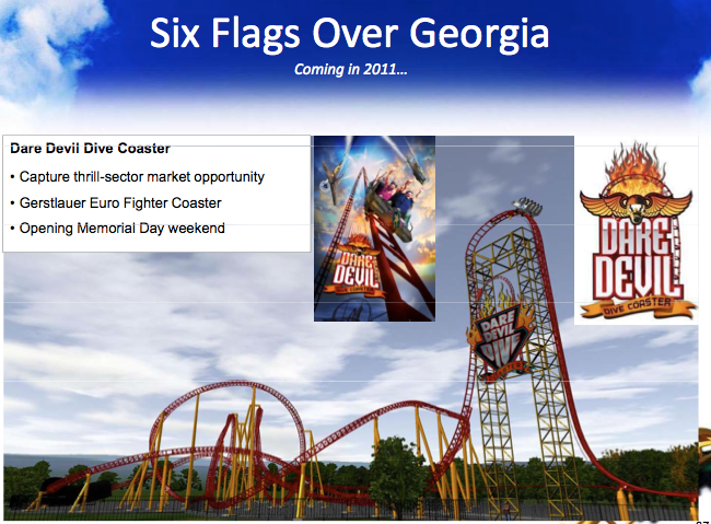 six flags over georgia dare devil dive construction. Dare Devil Dive- Six Flags