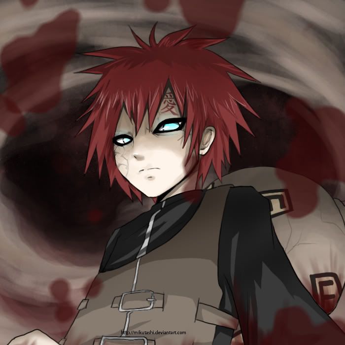 gaara of sand. gaara vs sand demon - PicArena