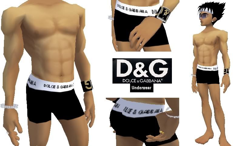 D&G Boxers (Black/White)