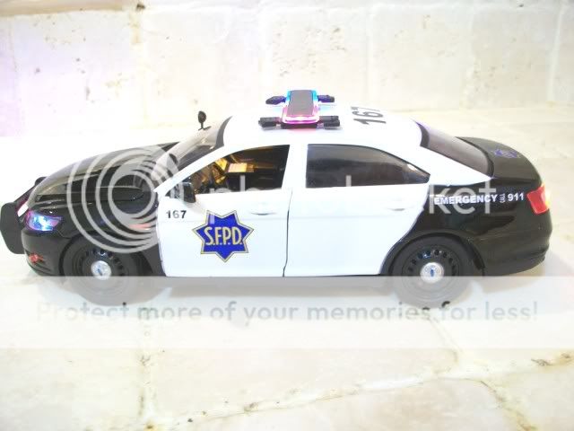 CONCEPT SFPD FORD Taurus San Francisco POLICE Ut 1/24 Custom LIGHTS 