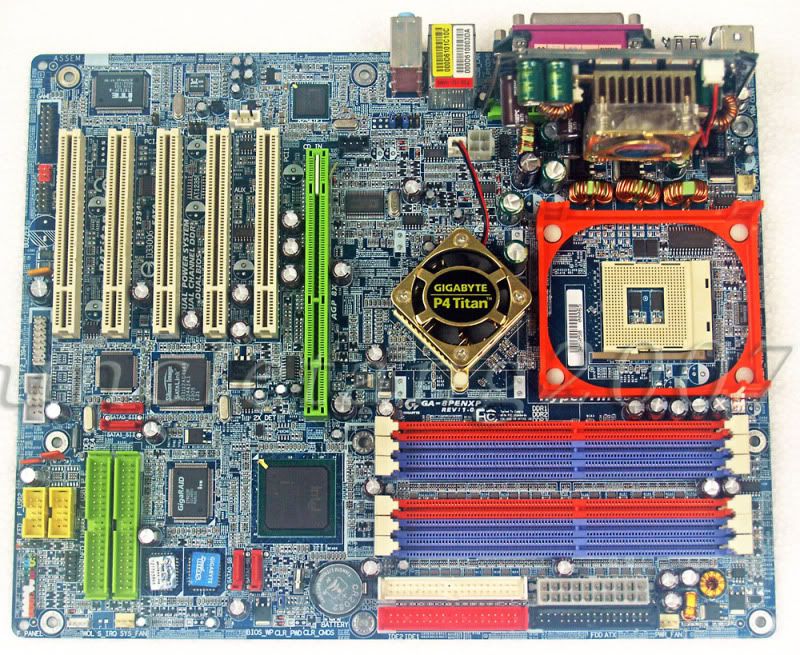 Gigabyte P4 Titan 8PENXP i865PE Motherboard with DPS