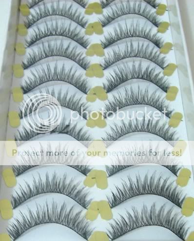 Taiwan Handmade Fake False Eyelashes #715 (10 pairs)  