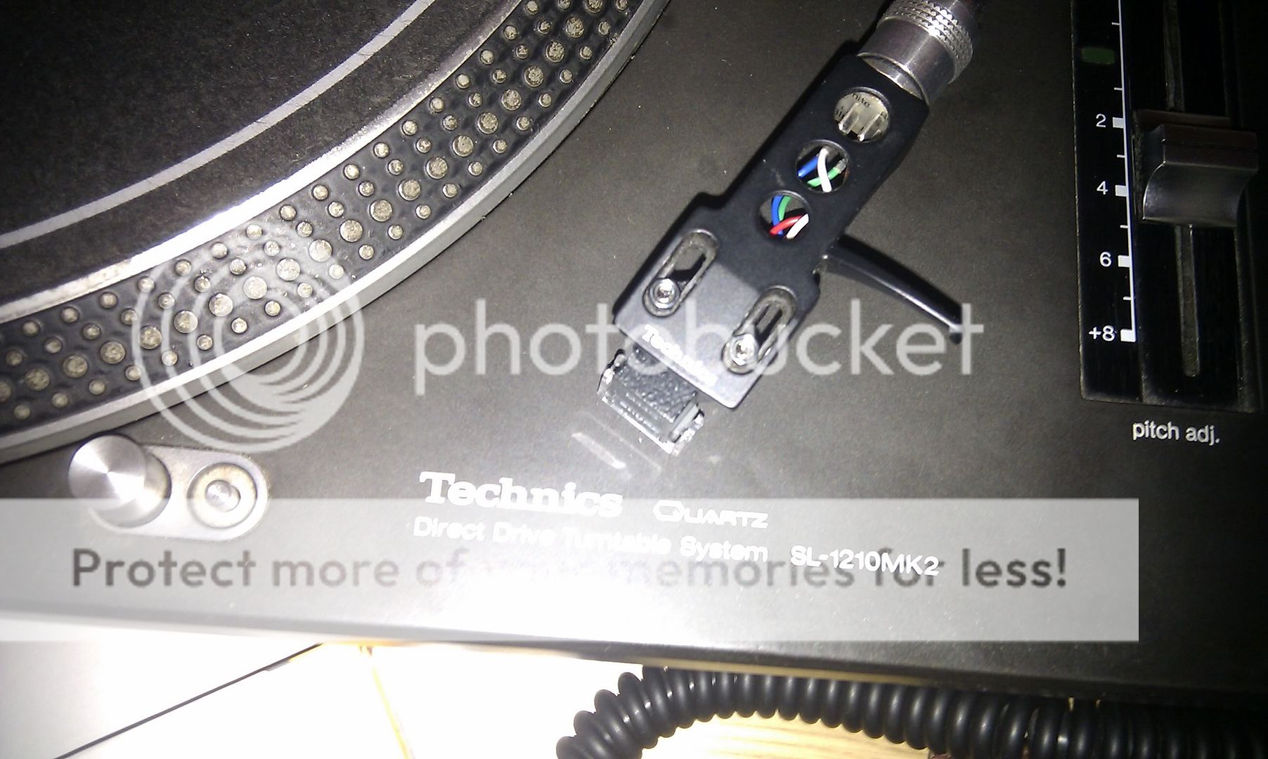 Technics SL-1200MK3D 1台 Shure / M44G Technics SL-1200MK3D Direct Drive Turntable Quartz 33 45 RPM