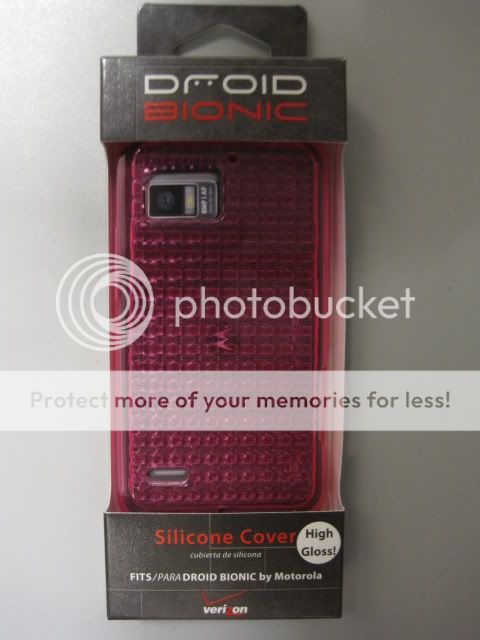 Motorola XT875 Droid BIONIC Pink High Gloss Silicone Cover Case OEM 