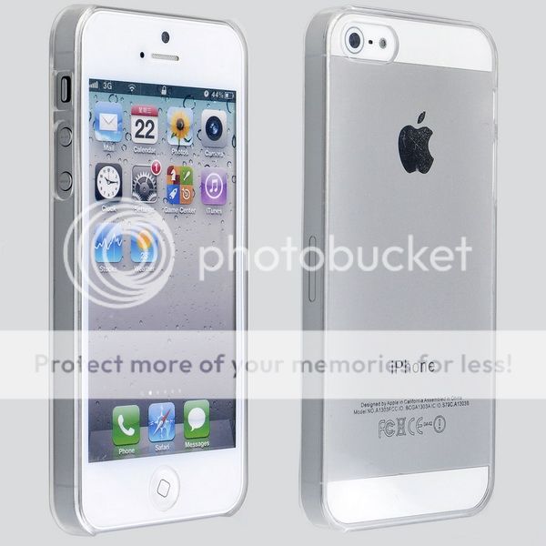 Ultra Thin Crystal Clear Snap on Hard Case Cover Skin for Apple iPhone 5 Hot